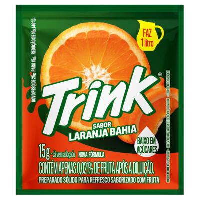 REFRESCO TRINK LARANJA BAHIA 15g