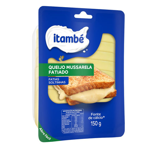 QUEIJO MUSSARELA ITAMBE FATIADO 150g