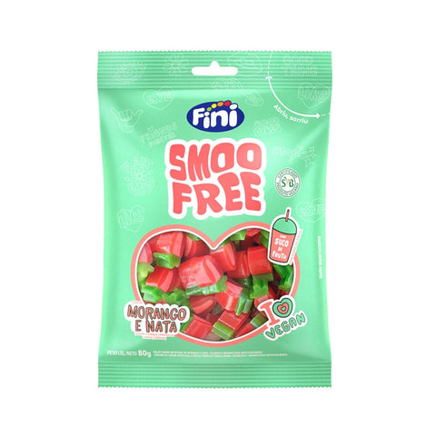 BALA FINI SMOOFREE FLOR FRUTAS SORTIDAS 80g