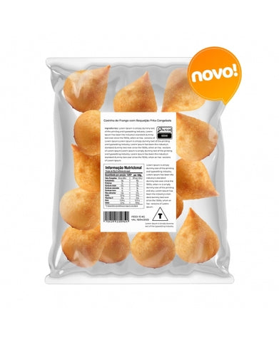 COXINHA FRANGO FORNO DE MINAS FRITA REQUEIJAO 1,320kg