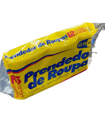 PRENDEDOR ROUPA RIO PLAST C/12