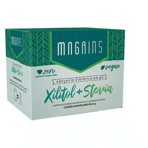 ADOCANTE MAGRINS XILITOL STEVIA PO C/50 30g