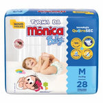 FRALDA TURMA DA MONICA BABY JUMBO QUATROSEC M C/28