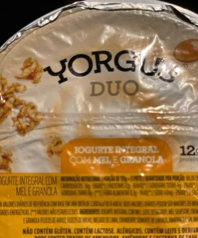 IOGURTE YORGUS DUO MEL GRANOLA 115g