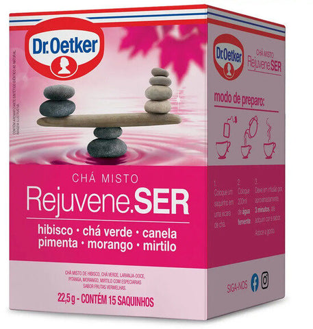 CHA DR OETKER MISTO C15 22,5G VERDE HIBISCO