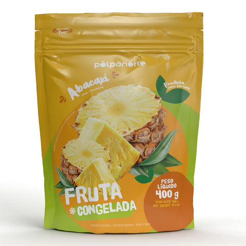 FRUTA CONGELADA POLPA NORTE ABACAXI 400g