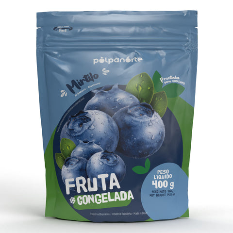 FRUTA CONGELADA POLPA NORTE MIRTILO 400g