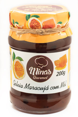 GELEIA MINAS GOURMET MARACUJA C/ MEL 200g