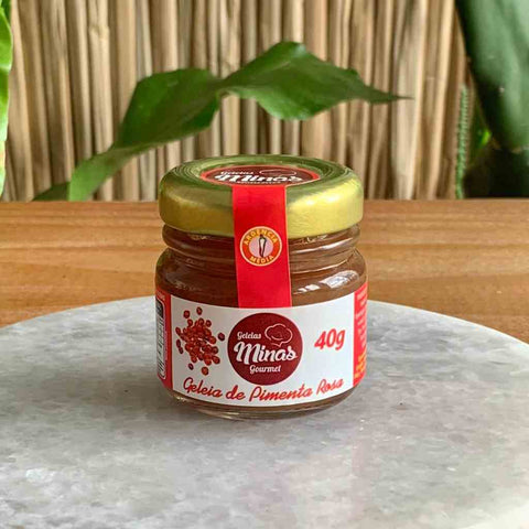 GELEIA MINAS GOURMET PIMENTA ROSA 40g