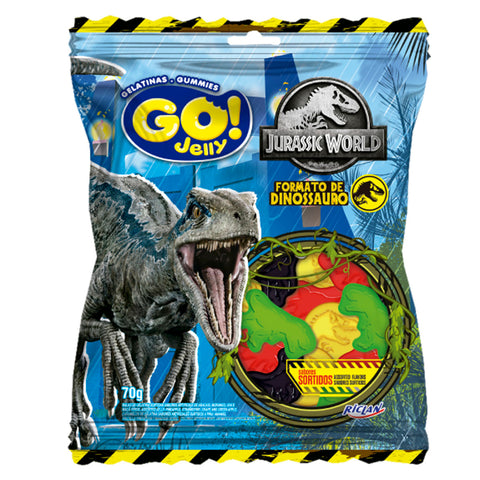 BALA GO JELLY GELATINA JURASSIC WORLD 70g