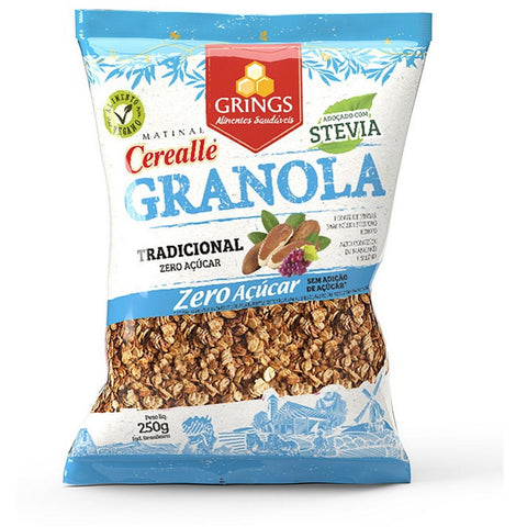 GRANOLA GRINGS ZERO 250G TRADICIONAL