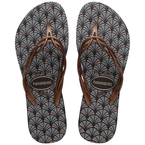 HAVAIANAS FLASH SWEET ROYAL PRETO 37/38