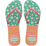 HAVAIANAS FLAT MIX BRANCO/ROSA 37/38