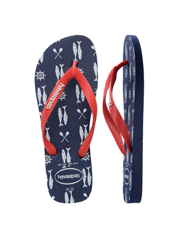 HAVAIANAS TOP NAUTICAL MARINHO/VERM RUBI 43/44