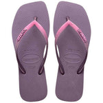 HAVAIANAS SLIM SQUARE GLITTER MALVA 35/36