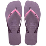 HAVAIANAS SLIM SQUARE GLITTER MALVA 37/38