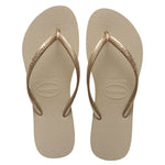 HAVAIANAS SLIM AREIA/DOURADO CLARO 37/38