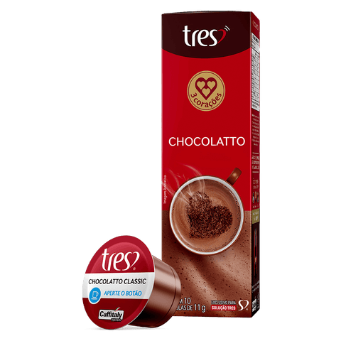 CAPSULA 3 CORACOES C/10 CHOCOLATTO