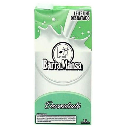 LEITE BARRA MANSA DESNATADO 1L