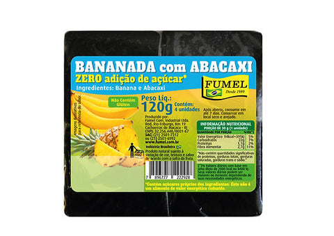 BANANADA FUMEL ABACAXI 120g