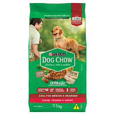 RACAO DOG CHOW ADULTOS 1KG RACA MED GRANDE