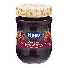 GELEIA HERO 345G FRUT VERMELHAS