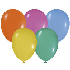 BALAO LISO 7 POL C/30 SORTIDO
