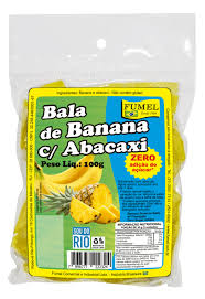 BALA FUMEL ZERO BANANA 100G ABACAXI