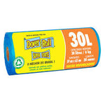 SACO P/ LIXO D ROLL S FORTE 30L C20 AZUL