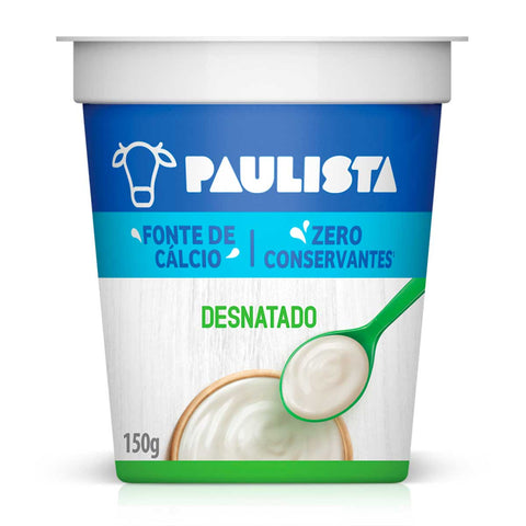 IOGURTE PAULISTA DESNATADO 150g