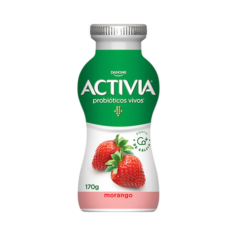 IOGURTE DANONE ACTIVIA MORANGO 170g