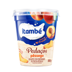 IOGURTE ITAMBE PEDACOS PESSEGO 500g