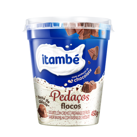 IOGURTE ITAMBE PEDACOS FLOCOS 450g