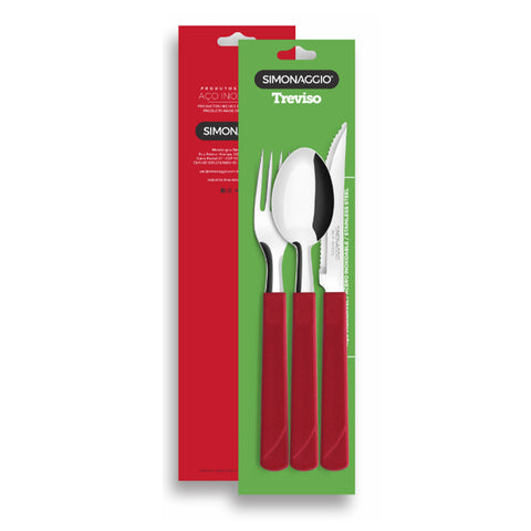 JOGO TALHERES SIMONAGGIO INOX TREND C/3