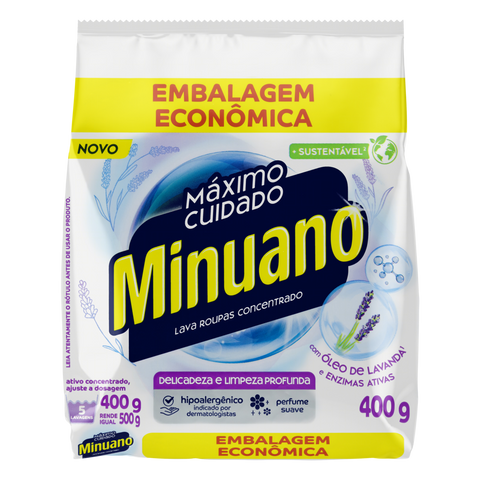 LAVA ROUPAS PO MINUANO SH 400G BRANCO