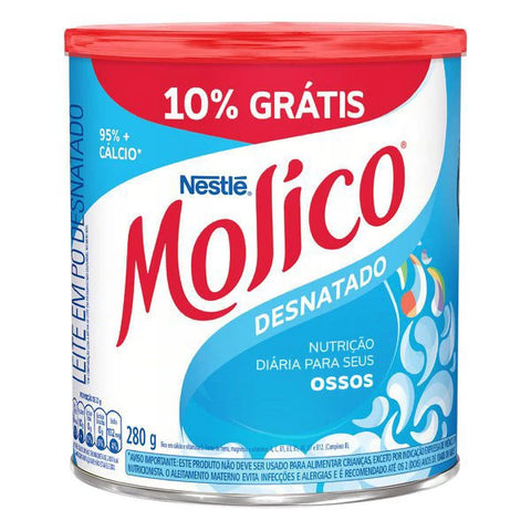 LEITE PO MOLICO DESNAT 280G 10% GRATIS