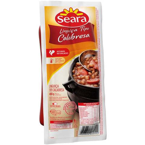 LINGUIÇA SEARA CALABRESA 400g
