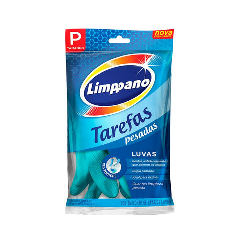 LUVAS LIMPPANO TAREFAS PESADAS C/1 P