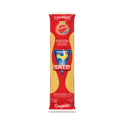 MACARRAO GALO SEMOLA 500G ESPAGUETE 9