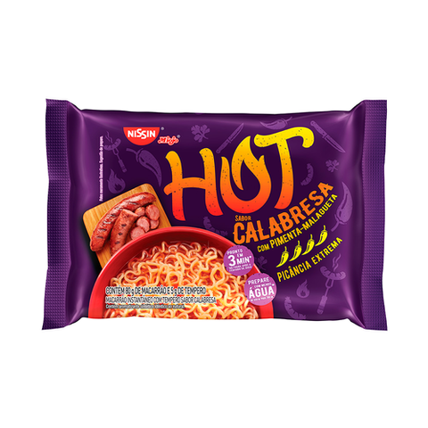 MACARRAO INST NISSIN 85g HOT CALABRESA
