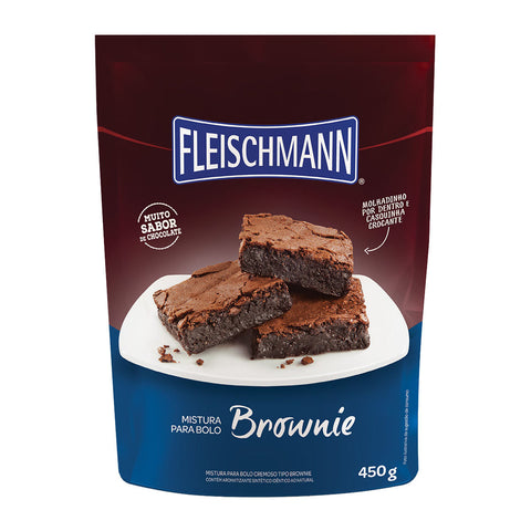 MISTURA BOLO FLEISCHMANN BROWNIE 450G