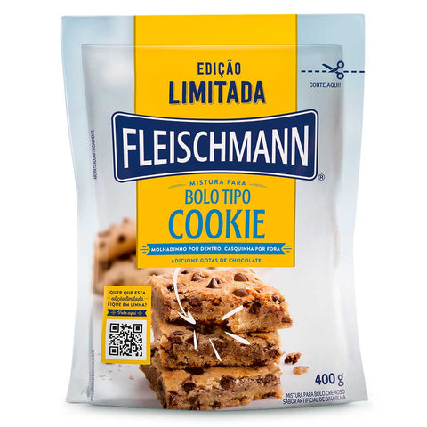 MISTURA DE BOLO FLEISCHMANN COOKIE 400g