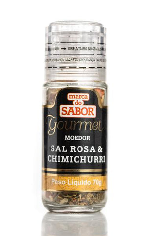 CONDIMENTO MARCA SABOR SAL ROSA CHIMICHUR MOEDOR VD 70G
