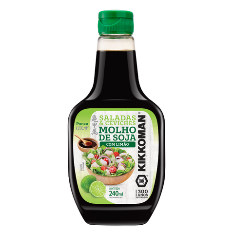MOLHO SOJA KIKKOMAN 240ML LIMAO