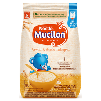MUCILON ARROZ AVEIA SH 180g