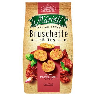 TORRADA MARETTI BRUSCHETTE 90g SALAMI PEPPERONI