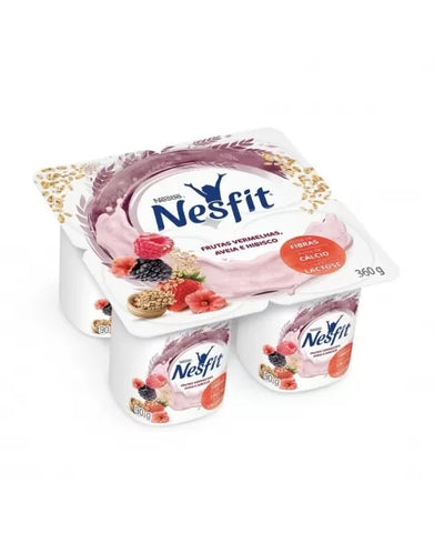 IOGURTE NESTLE NESFIT FRUT VERM AVEIA E HIBISCO 360g