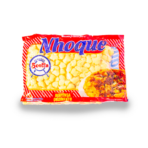 MASSA NHOQUE SOELLA PRE COZIDA 500G