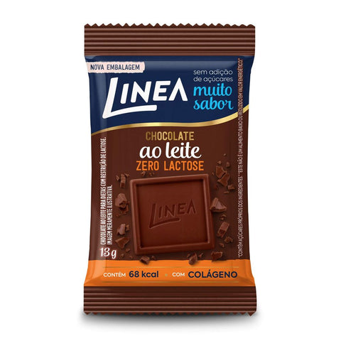 CHOCOLATE LINEA ZERO LACTOSE CHOCOLATE AO LEITE 13g