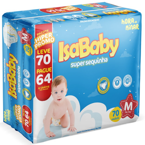 FRALDA ISABABY SUPERSEQUINHA m  LV70 PG64